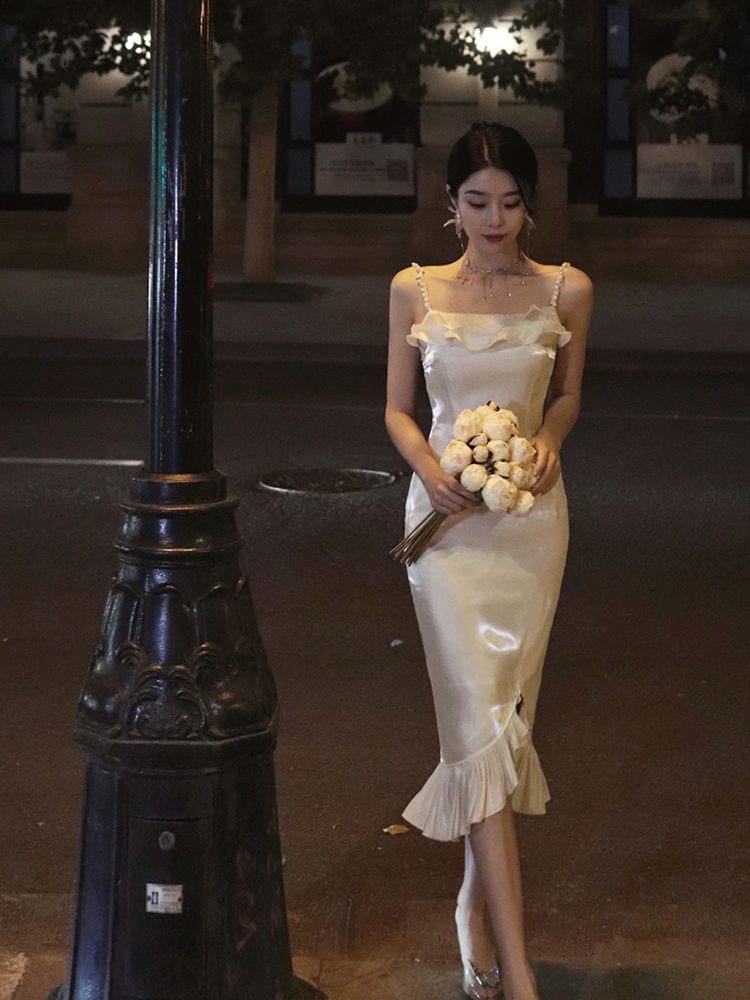 冬の衣裳流行り物?御召しもの 不規則さ タイトスカート 民俗音楽本 衣裳 女 夏  女 木耳縁 スコート枚 精神状態 キャミワンピース 人魚スコート