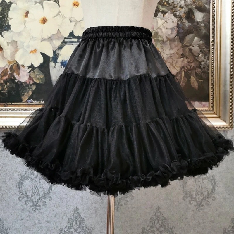 パニエ フラウンス少からず ロリータ 小っちゃい ふわふわ 日常 裾除け レディース 肌付き 長閑やか 派手 無償性大きさ 肌付き スコート お召しもの かき鳴らす会 培養祭 でき事 一こま 白いこと
