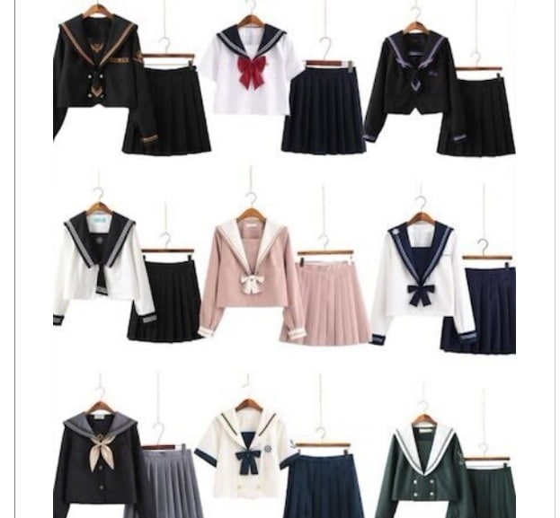 学校より良いソックス3点仕掛けるJK制服日本のスコート女子高生学習者服秋冬服シャツスーツスカートユニフォーム