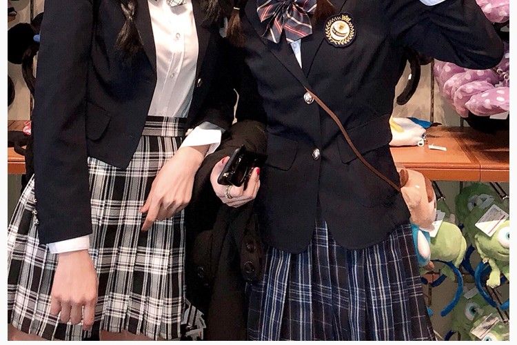 韓国 連合王国の分科大学風お嬢さん大学生服スーツスーツクラスユニフォームお嬢さん大学生服背広JKユニフォーム背広ホンブルグ帽女子高生