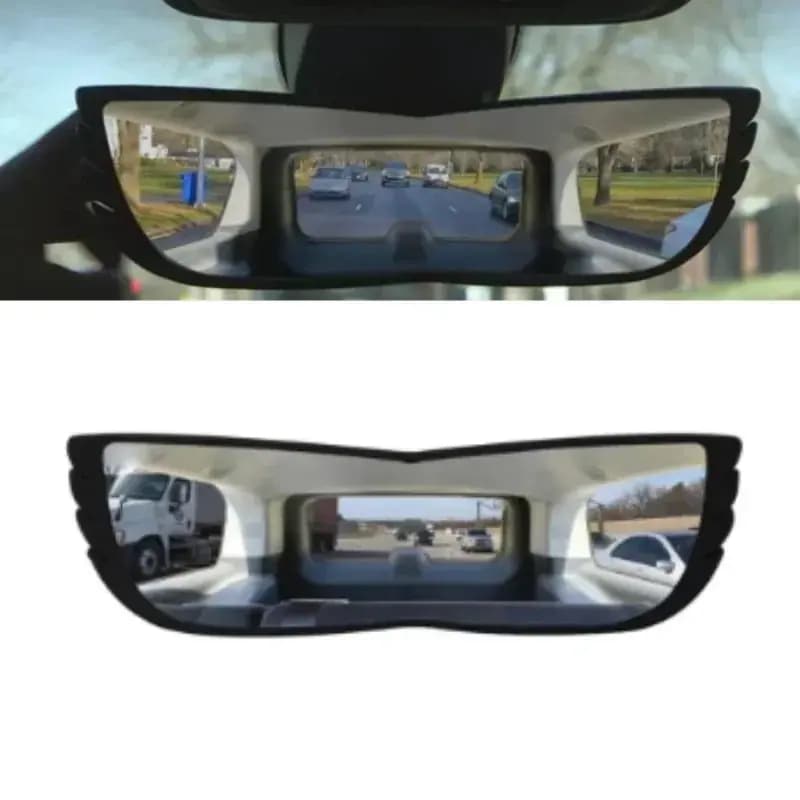 【3日以内発送】車用凸型リアミラーケース 反射防止 広角 インテリア拡張 ビジョン 自動車用品|Asap店