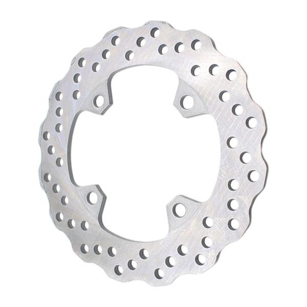 リアブレーキディスクローターモーターサイクル交換用シルバーアクセサリー220mmスチールフィットカワサキZX-9RZX9R ER-6F E