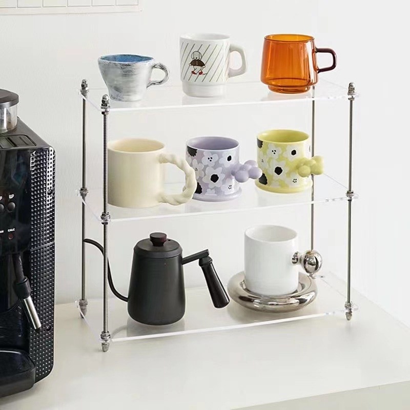 デスクトップ収納ラック 2層 3層 屋内品質保証収納 化粧品収納 メイクボックス収納ラック ジュエリー収納ボックス 収納ラック 収納ボックス 棚ラック
