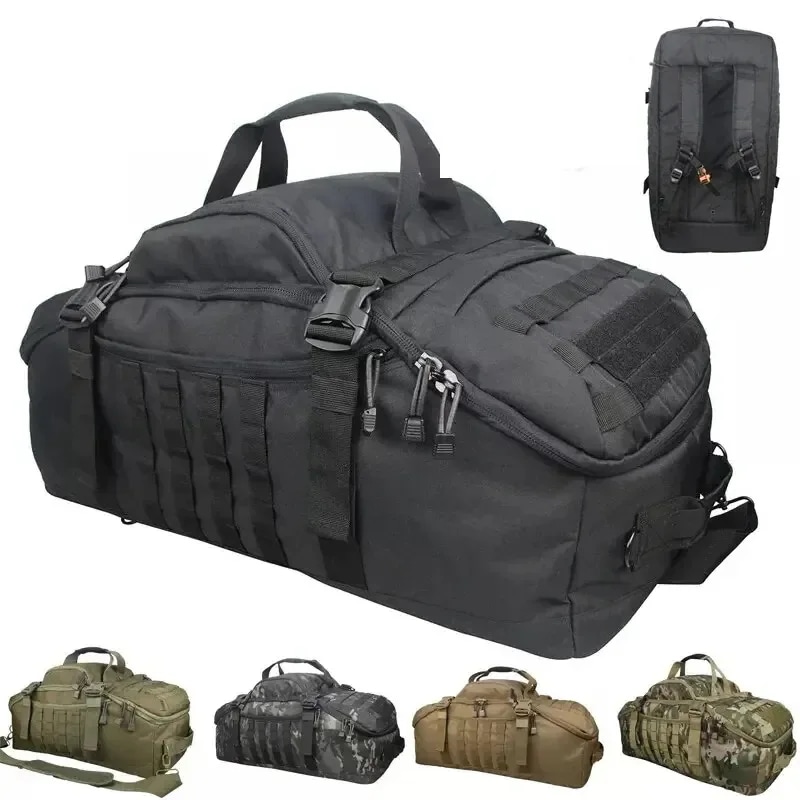 3日以内さし出し：Lqarmy 60l 80l難民キャンプ用うしろ側容器に並べる成人男性用駆け引きうしろ側容器に並べるmolle軍山歩き旅する山登りリュックサックスポーツジムダッフルバッグ
