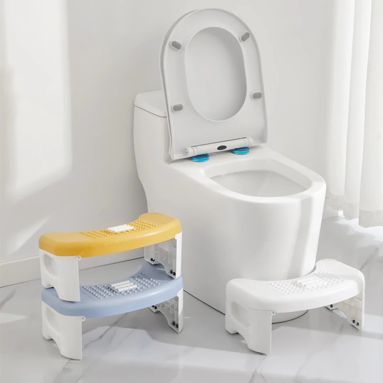 赤ちゃん用トイレスツールペダル身寄り用トイレトイレペダルスツールオフィス交差点押しとどめる脚腰掛け r n1001- ステップス手道具 青と白 r n1002- ステップス手道具 黄味がかったと白 r n1003- フット