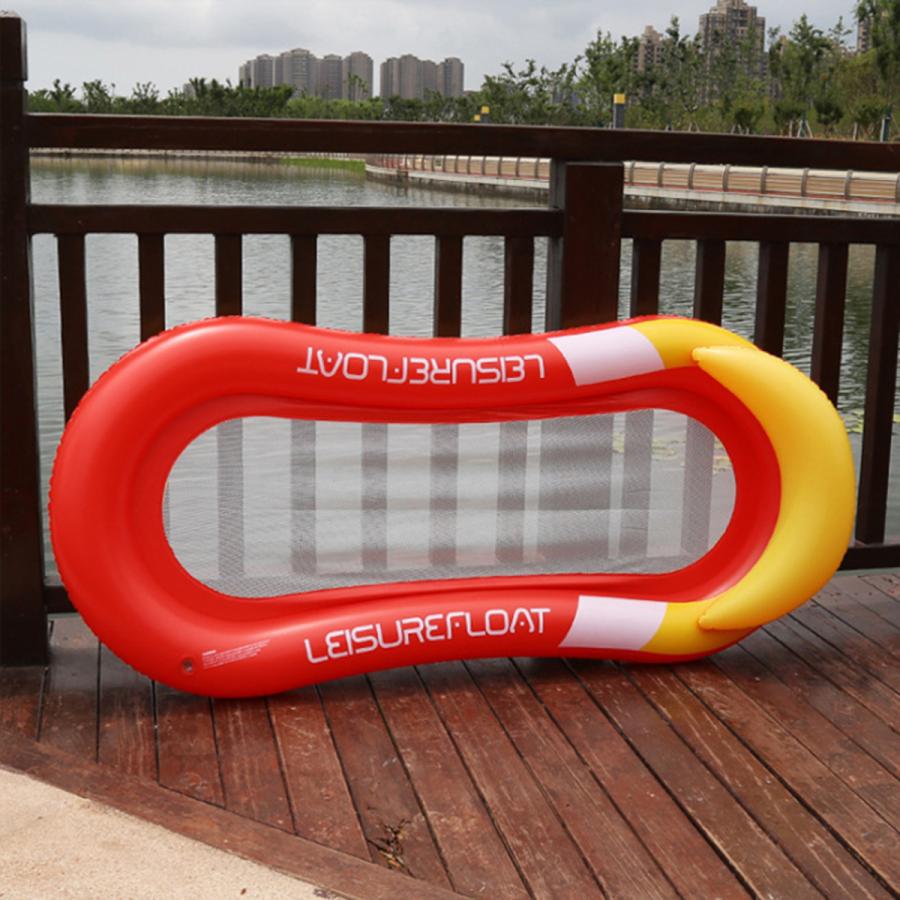 水フローティングハンモック.好いたらしいなアイスクリームソーダジャーいかだで裏枕.水浴びプールインフレータブルフローティングベッド居敷き.水ソファビーチマット
