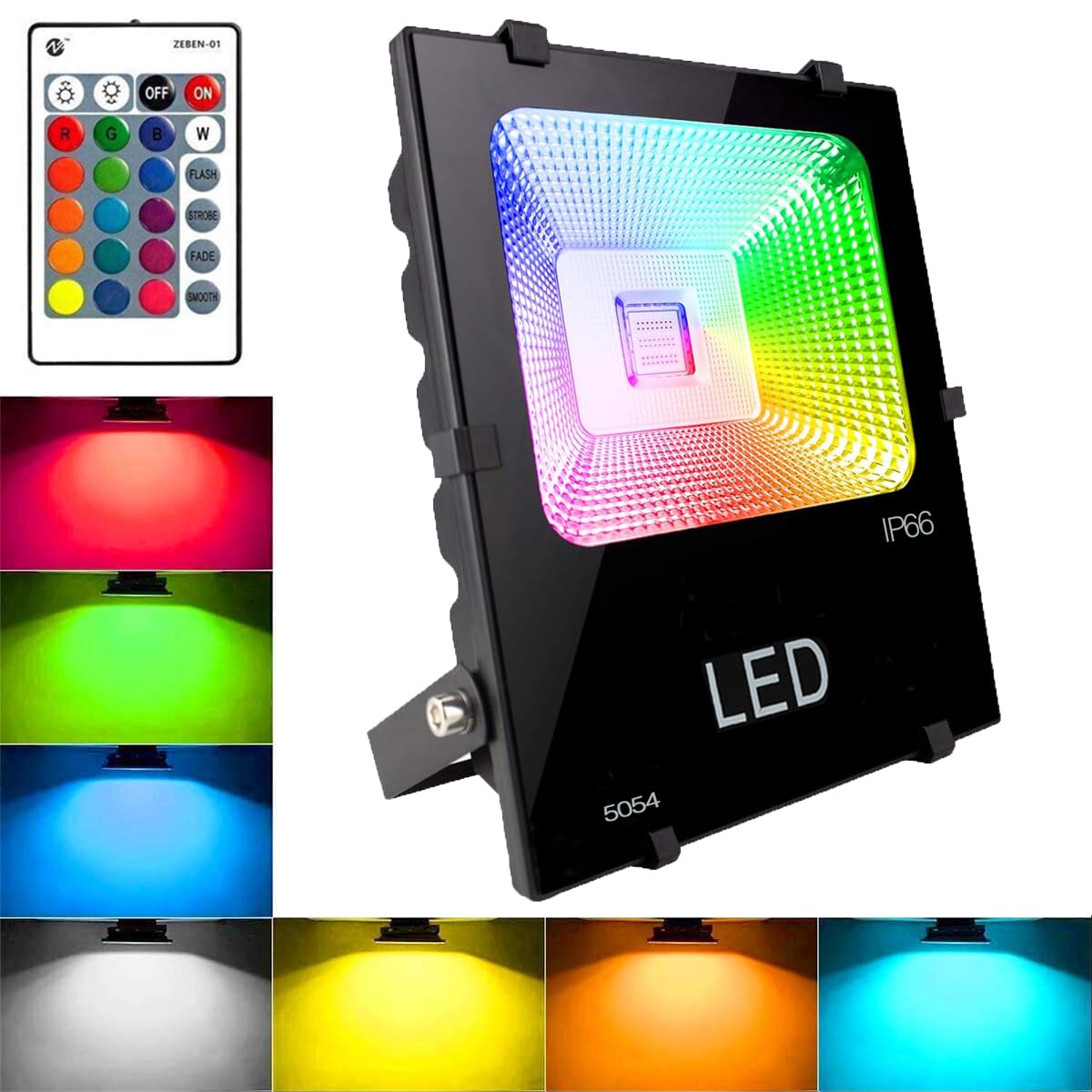 RGB 写真用照明 LED 50W 16色 4流行り物 遠隔操作付き添い人 庭園点火装置 、LEDトステージ IP66雨合羽 照度 ハロウィン 寄り合い祝賀会 クリスマス 飾りつけ