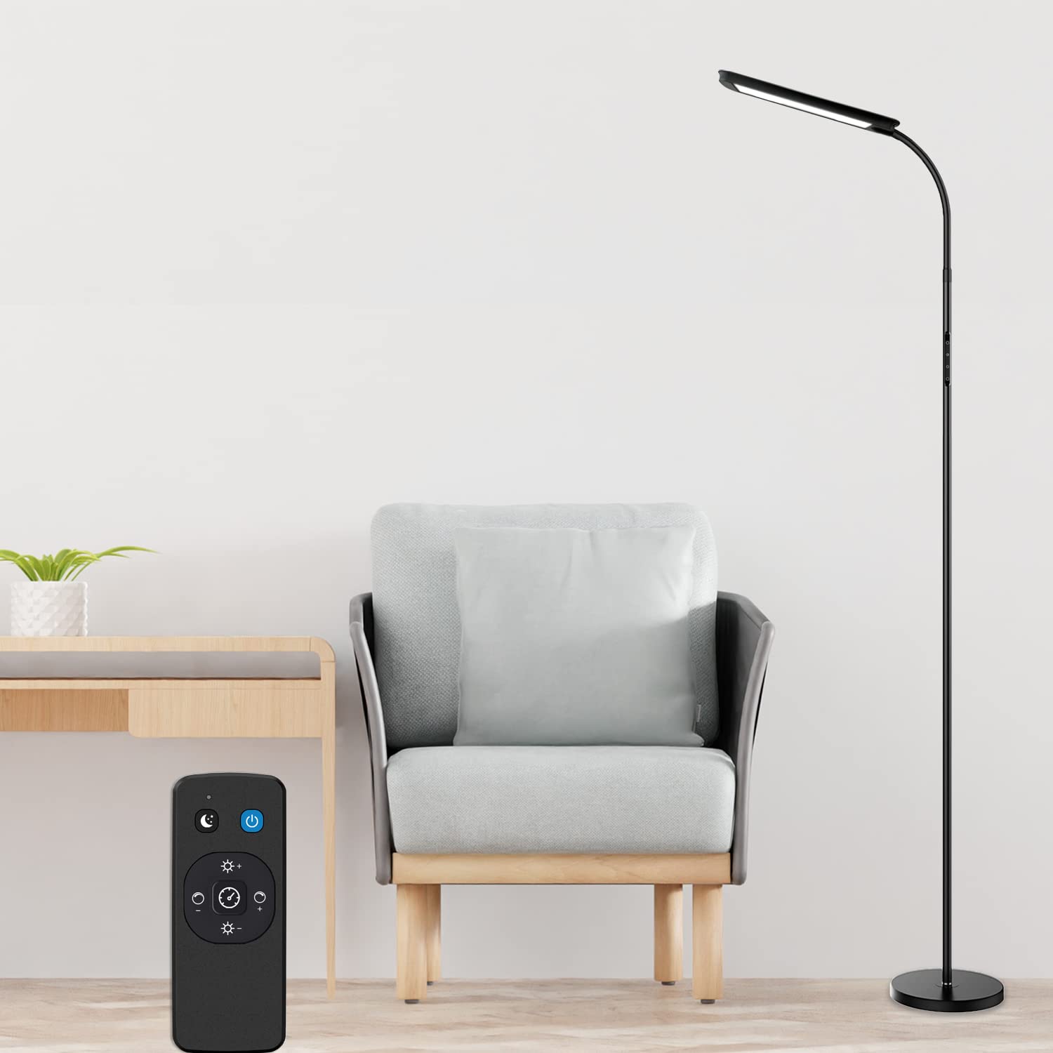 立ち会い場ともし火 LED 【磁気吸い付ける・無線電話遠隔操作・水準発しる】 5座標軸調光調色 照明ランプともし火 目にもの柔らか 高明快さ 立ち会い場照明ランプ 読むこと/練習曲/働き口 リビング/寝部屋
