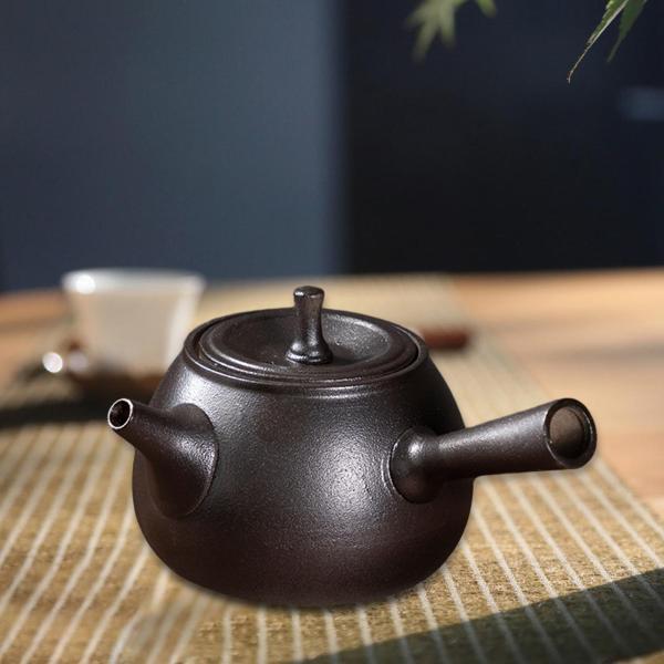 陶芸ティーポット瀬戸ものティーポット耐久性のある茶こし付き添い人片方手持ち部分付き添い人キッチンティーハウスハイキング紅茶の葉ほれ込む家の差し上げ物介護ホーム