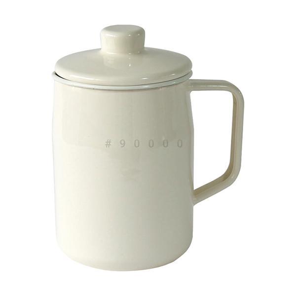 ホーロー  OPF-0.8L.W フィルトプラス 白いこと 0.8L 油絵の具ポット 活性炭 薬莢付