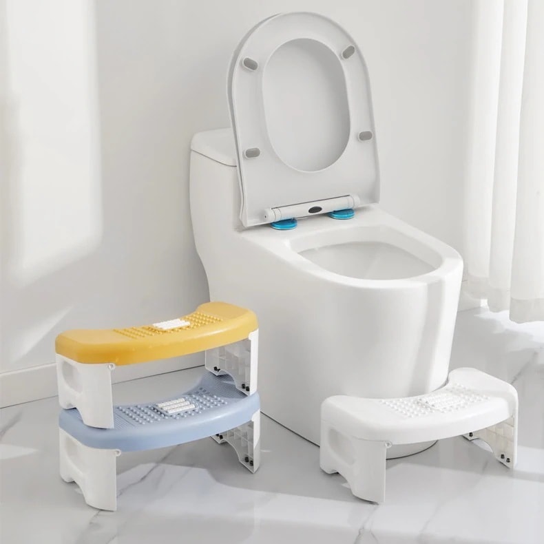 トイレスツールペダルトイレトイレペダルスツールオフィス交差点押しとどめる脚腰かけ r n1001- ステップス物の具 青と白 r n1002- ステップス物の具 黄味がかったと白 r n1003- フット