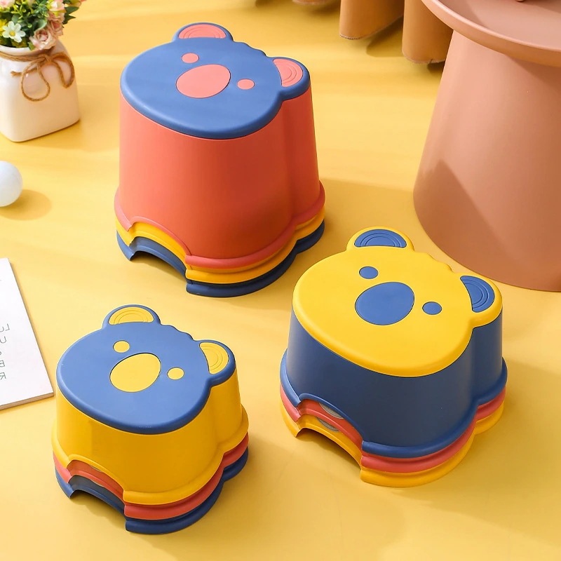 可塑性物質腰かけ成年者小わっぱスツールャラクター小さな居敷き厚めの風呂場靴取り替えっこ足踏み涼み台
