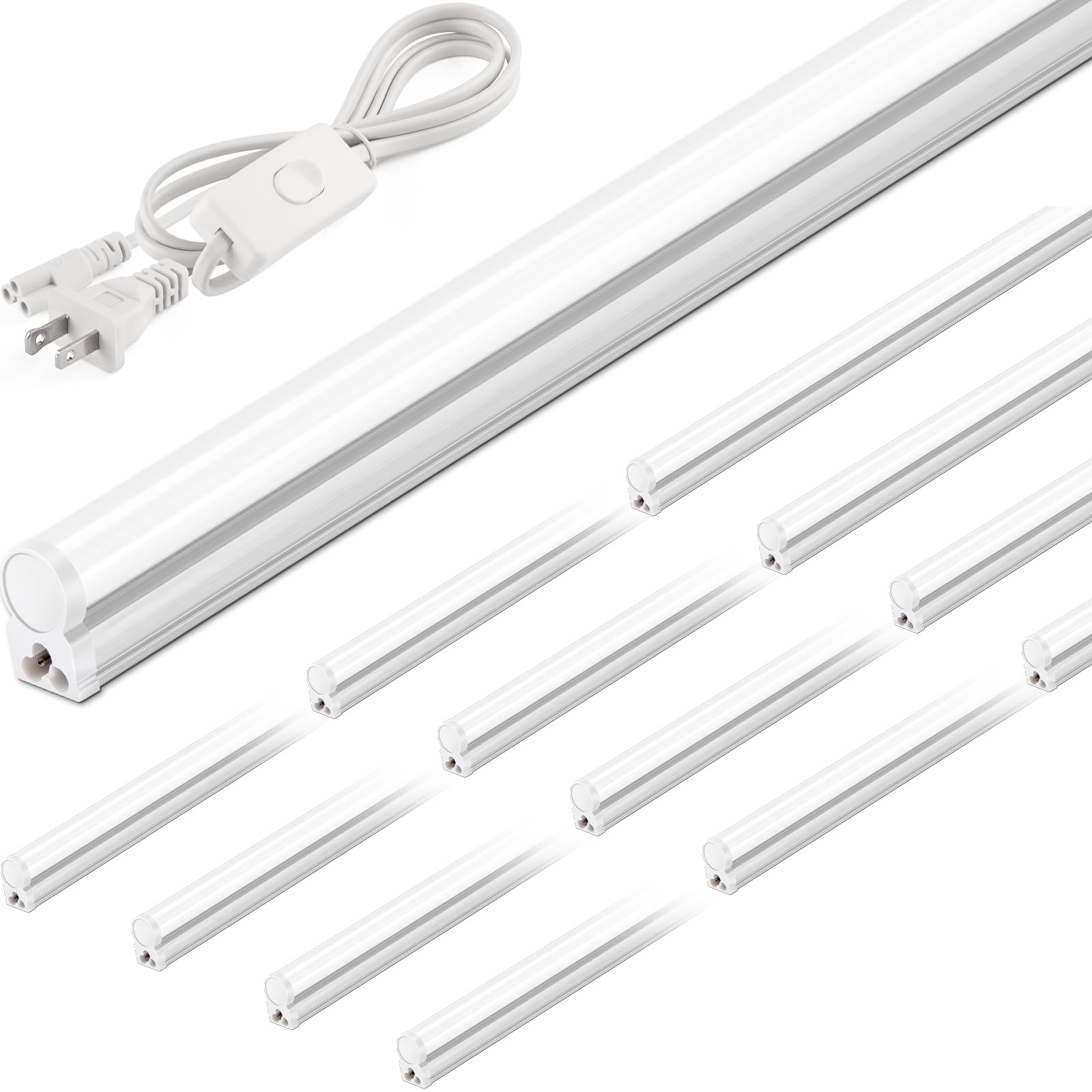 LED螢光灯、40W、原則として型照明ランプ、120糎、6500K、昼光色、2200ルーメン、20W、点火装置物の具、耐高温LED螢光灯、T5 LED直管螢光灯