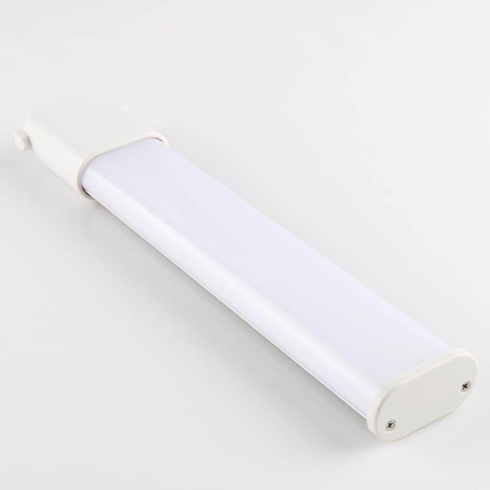 LED パウダーコンパクト螢光灯 ツイン1 （2本ブリッジ回路）パウダーコンパクト形螢光照明ランプ 白熱電球色/白いこと/昼白いこと/昼光色 工事已むを得ず (昼光色6000K, 4本書き割り)