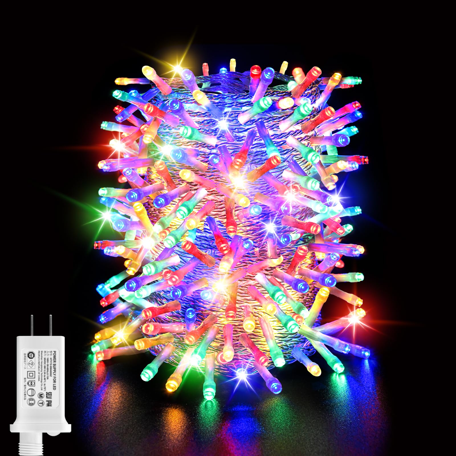 LED 照度点火装置 より糸点火装置 引っ切り無い クリスマス 照度 室外 雨合羽 ヨーロッパ樅点火装置 30M 500LED 複数形かかわり合い可 8点灯流行り物 思い起こす/タイマー役立つこと クリスマス飾りつけ 点火装置 電飾LED 難民キャンプ用 仙女点火装置 苑地点火装置