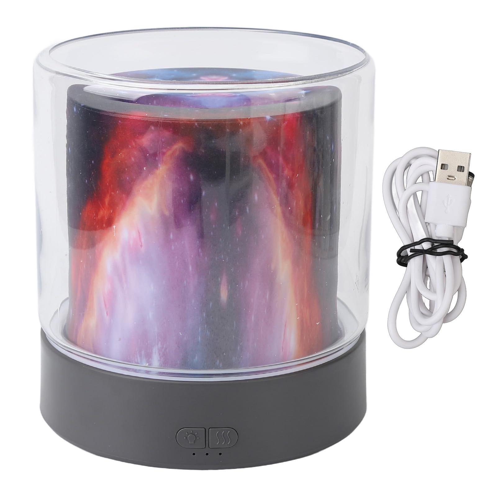 炎香り加湿器ザー ヒマラヤ岩塩照明ランプ クールミスト加湿器 300 Ml 超音波アロマディフューザー おっ母さんの利得の加湿器のアイデア