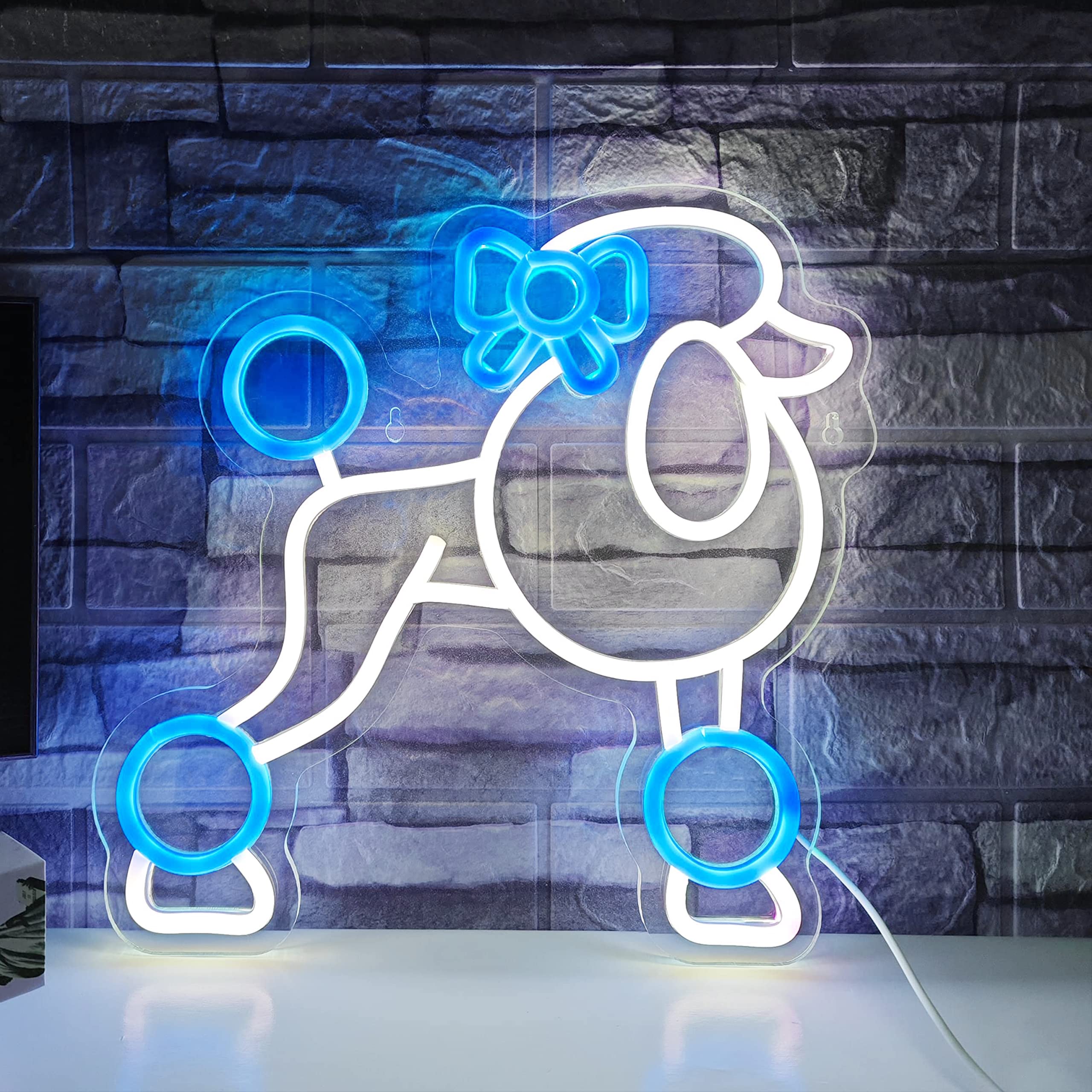 ネオンサイン - 28×20コマーシャル 愛くるしげ勇魚のネオンサイン、LED ネオンサイン バス発着場かざり付ける表われ 臥し所のかざり付ける 飾りつけ表われ 作物壁のかざり付ける 青色ネオン 生まれ落ちる日差し上げ物 御姉さん お坊っちゃん 寄りあい 公休日のかざり付ける