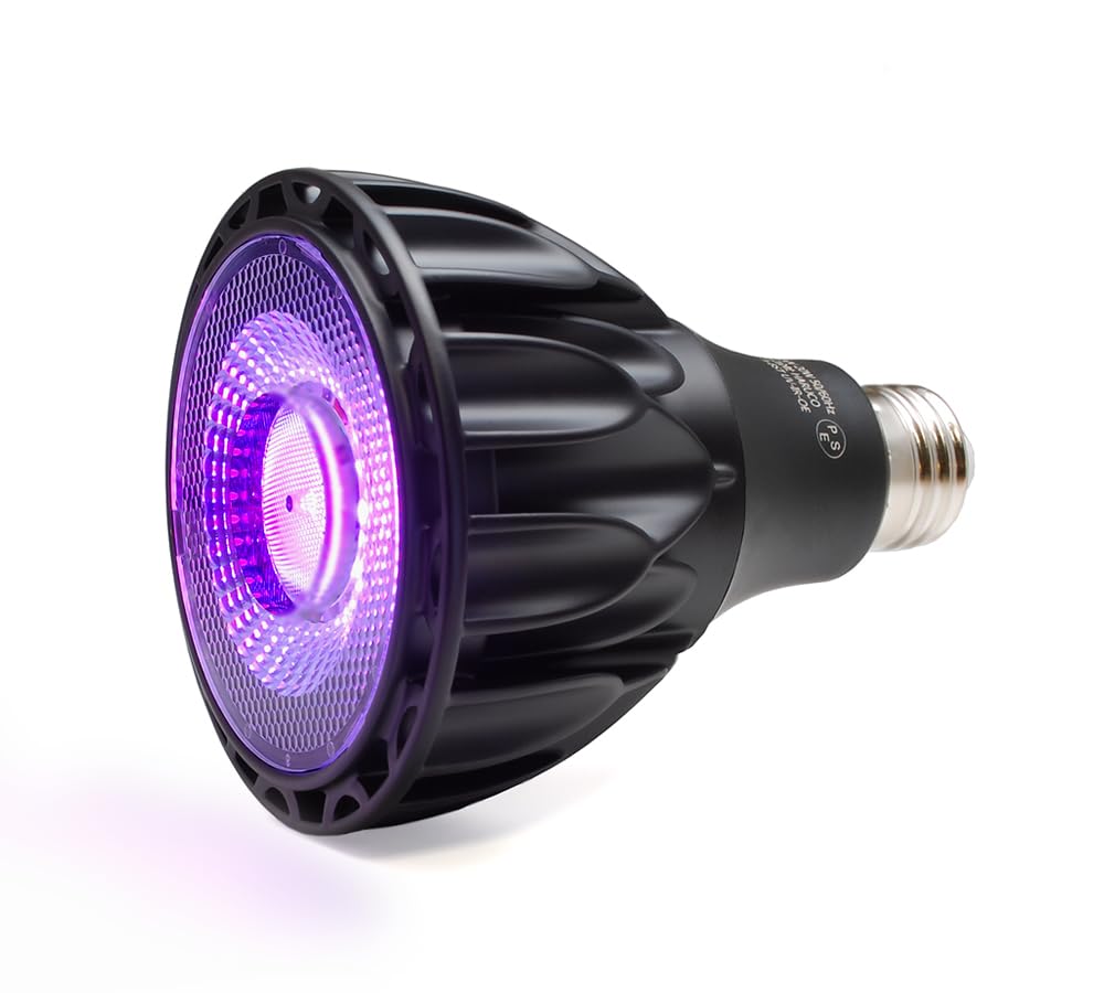 草木育みそだてるLEDともし火 白いこと系 （広角水晶体付）
