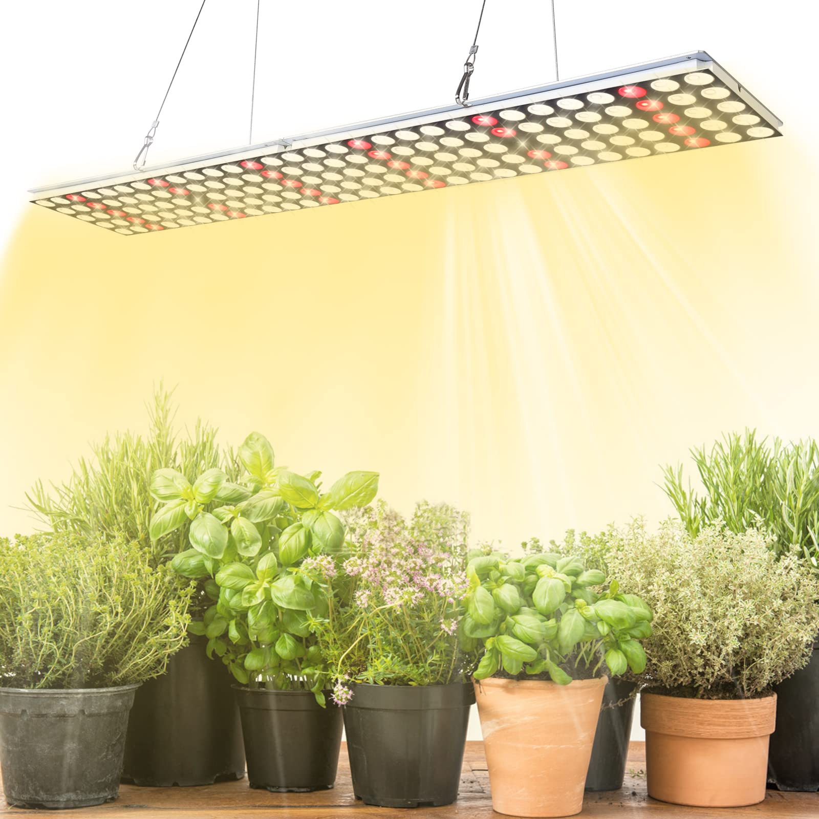 グローライト LED 盛りだくさんスペクトル 150 LED 調光能力のある 屋内草木、多肉植物、観葉草木、水耕草木生まれ育つ点火装置、草片工業プラント、草木作りだす工業プラント、身寄り家庭菜園、屋内ガーデニング用