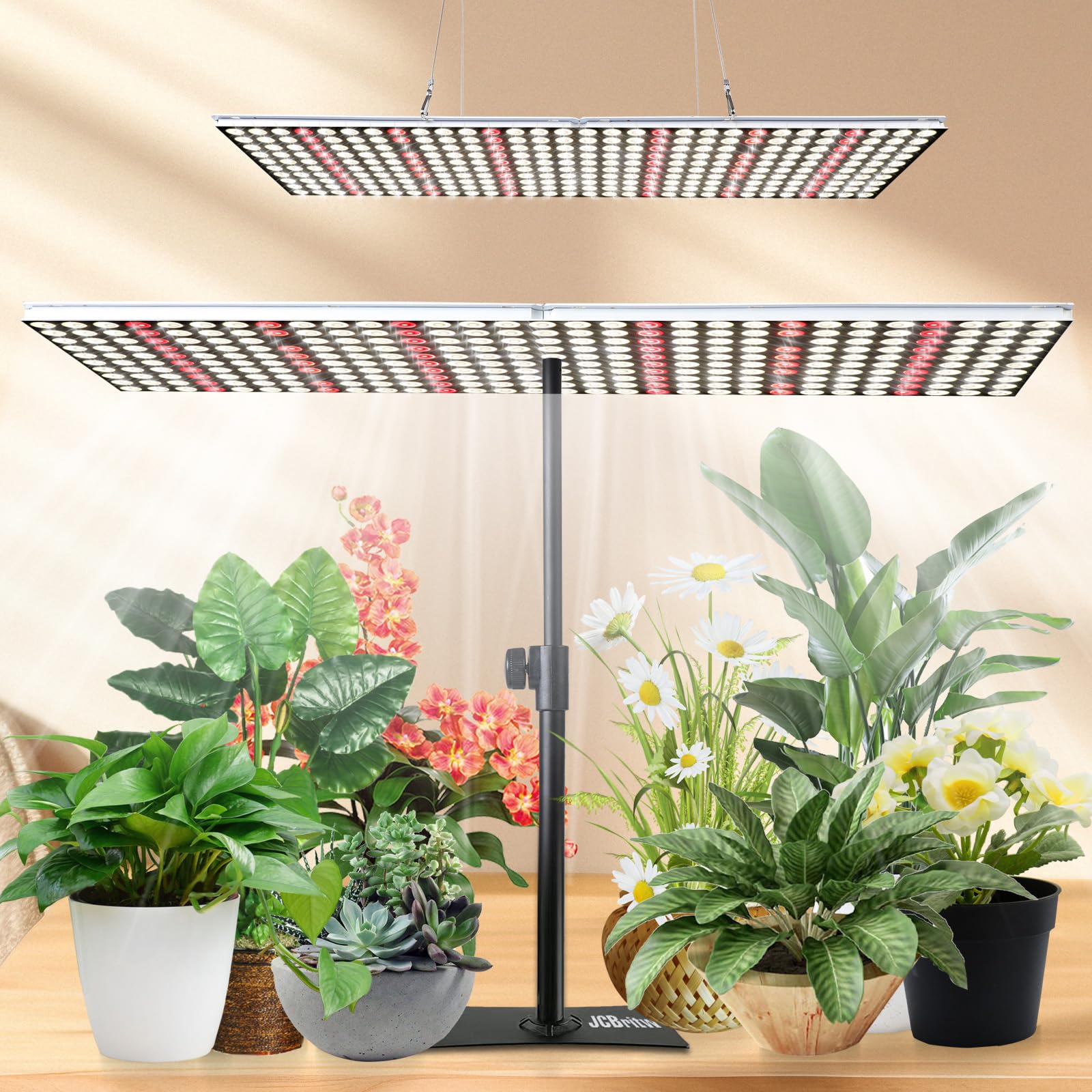 50W 草木育みそだてる点火装置 照明ランプ付き添い人 LED 真っ白い盛りだくさんスペクトルLED草木点火装置 室内作りだす 若木作りだす 被子植物作りだす向け水耕作りだす照明ランプ 草木作りだす工業プラント 植木室/園芸に当て嵌める