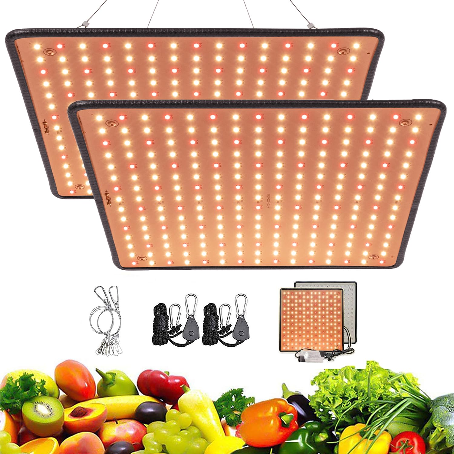 草木育みそだてる点火装置 LED 草木点火装置 400W好いかげんに 暖色系 室内作りだす 観葉草木 育みそだてる点火装置 水耕作りだす 多肉植物 育みそだてる用 LED ダイアログボックス 超薄型 盛りだくさんスペクトル 高演色性 高明快さ 草木用led点火装置 草木作りだす点火装置 吊り下げ佩び物付き添い人
