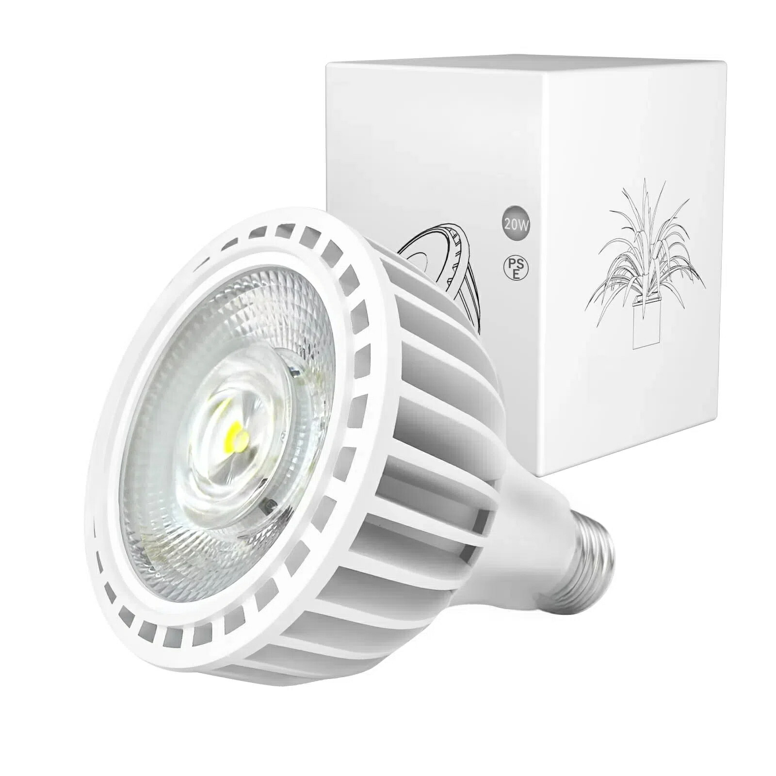 草木育みそだてる点火装置 HG-A E26口金草木用led点火装置身寄り家庭菜園草木点火装置屋内観葉草木点火装置草片工業プラント水耕作りだすLED草木育みそだてるライ