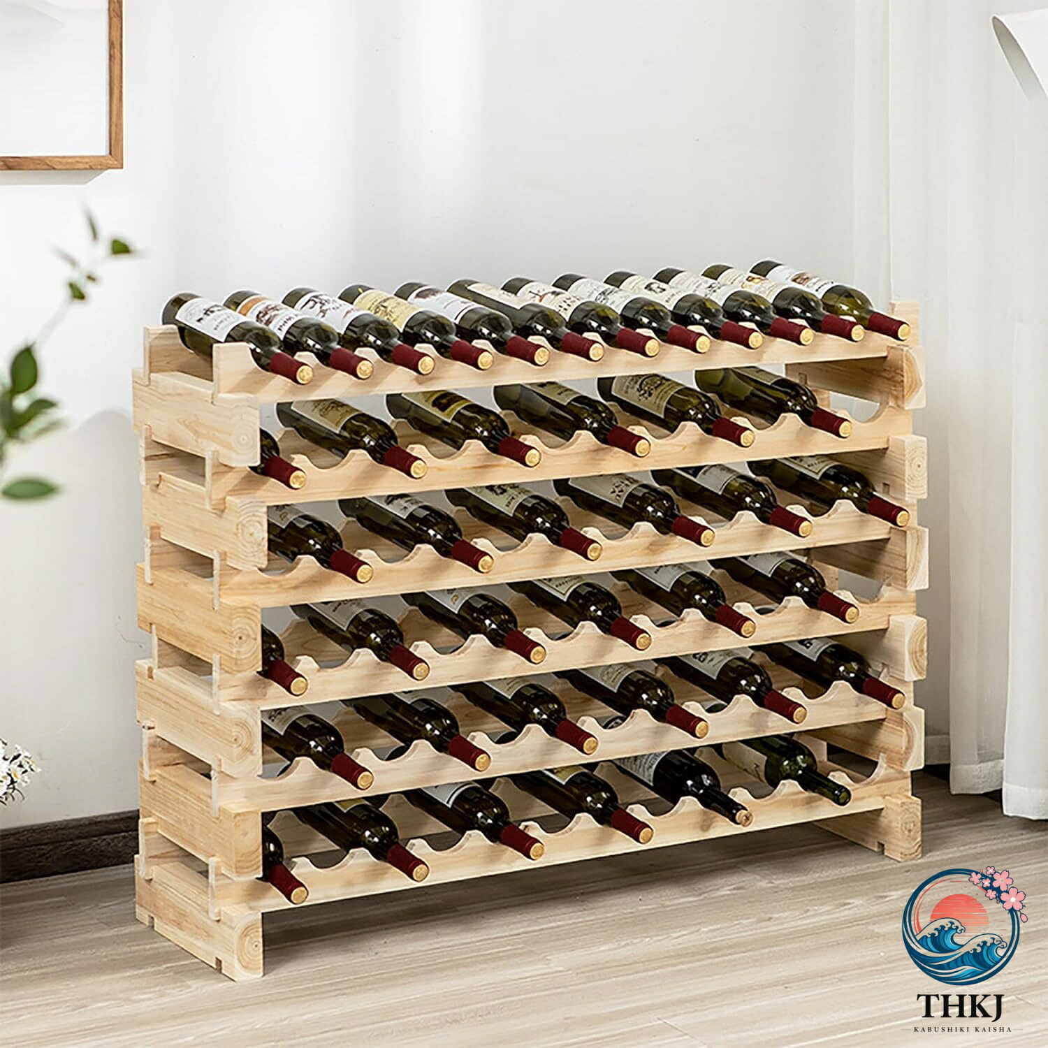 ブドウ酒仕合わせ ブドウ酒保持者 ワインボトルホルダー 高さ約 81コマーシャル ブドウ酒棚 三鞭酒保持者 72 本納める ブドウ酒照明ランプ ワインストレー