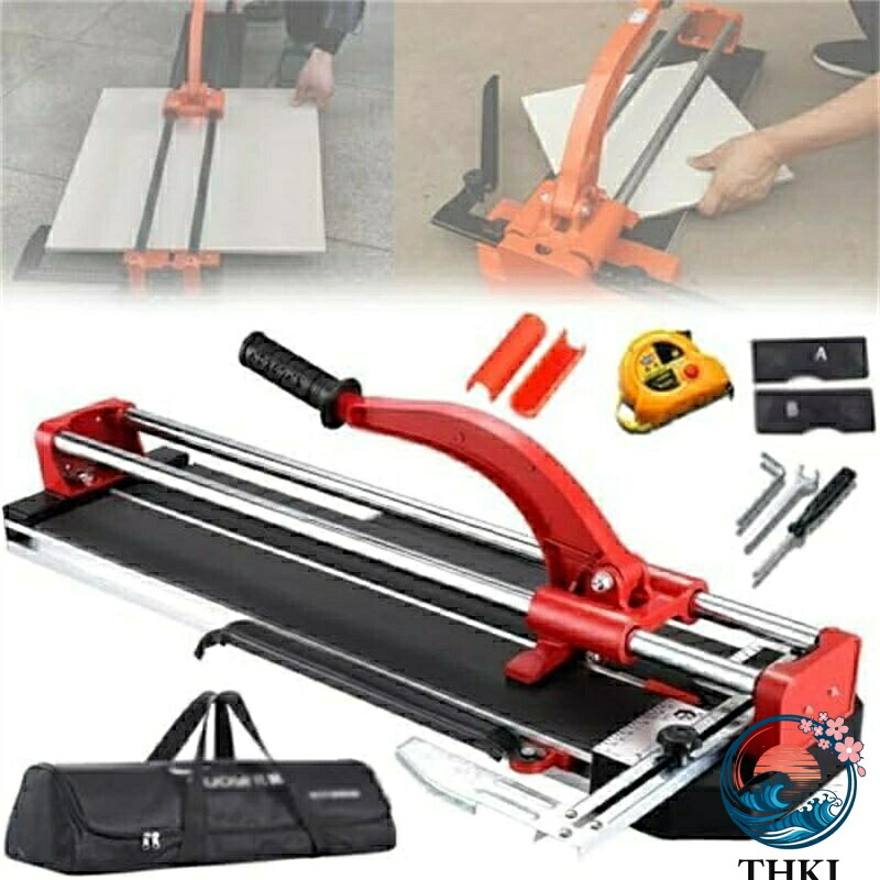 タイルカッター タイル切断機 手動タイル切断機 30cm 40cm 60cm 80cm ボールベアリング磁器セラミックブレードプロフェッショナル手動切断機 タイル切断工具 精密切断磁器セラミック床タイル用｜ASBEAUTE