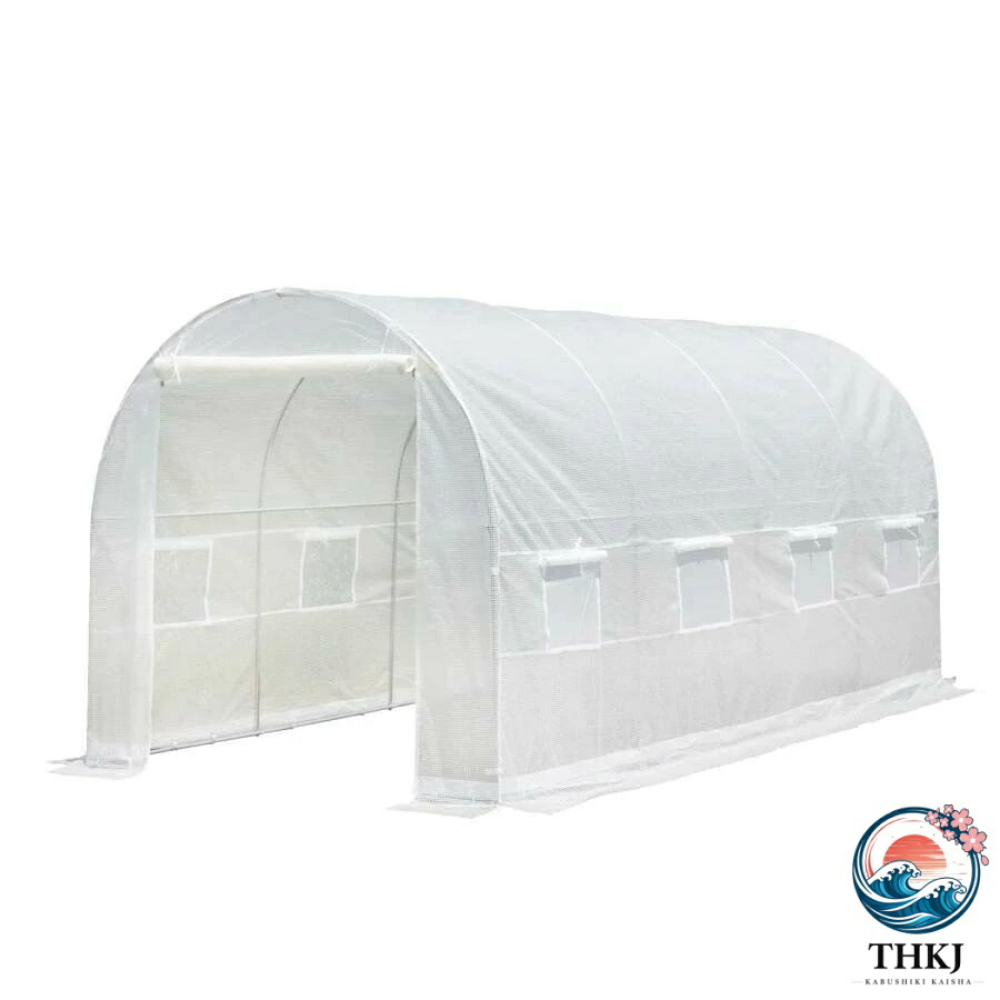 庭 バルコニー 菜園 抗 UV 野菜畑 盆栽 PE 温室 家庭菜園温室 テラス 大型 ガーデニング温室 耐久性 簡易温室 ビニール温室 ビニールハウス ウォークインガーデン|ASBEAUTE