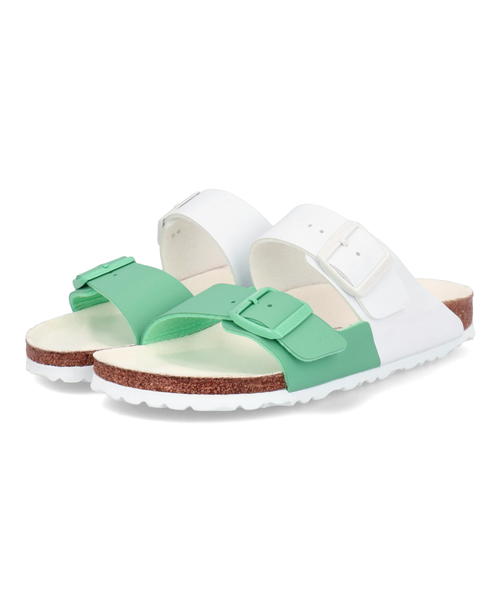 売れ筋 Birkenstock ビルケンシュトック Arizona Split レディースサンダル アリゾナスプリット ホワイト ボールドジェイド 注目ブランド Secretoftheislands Com