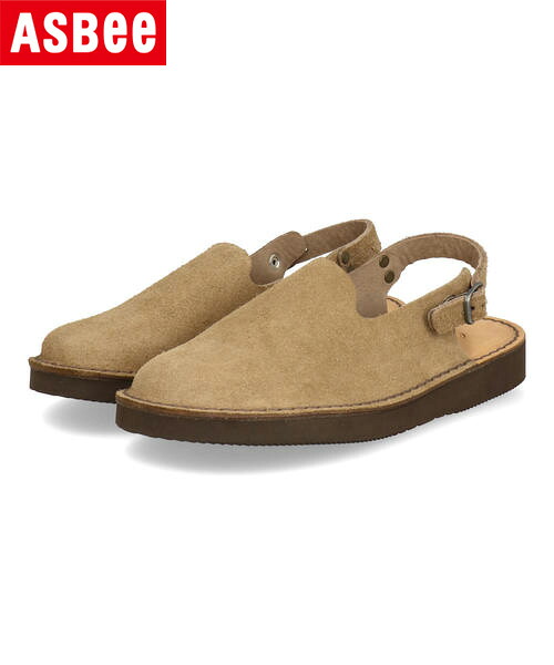 【クーポン配布中】organic handloom オーガニックハンドルーム MEISSEN 本革 レディース レザーバックストラップクロッグサンダル マイセン OH007491 ニュートープ シューズ 靴 サンダル クロッグ サボ ミュール ローヒールサンダル ローヒール