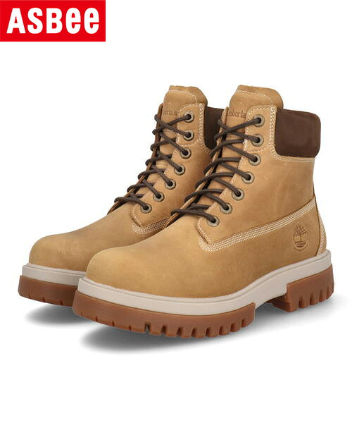 【クーポン配布中】Timberland ティンバーランド ARBOR ROAD 6INCH WATERPROOF LACE UP BOOT 防水 メンズブーツ アーバーロード6インチWPレースアップブーツ A5YKD ウィート ブーツ レインシューズ アウトドア レースアップ ワーク 防水・耐水シューズ