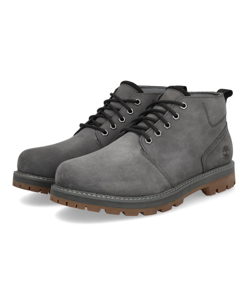 【クーポン配布中】Timberland ティンバーランド BRITTON ROAD MID LC WP CHUKKA【防水/本革】メンズブーツ(ブリットンロードウォータープルーフチャッカ) A69TW EJV ダークグレー