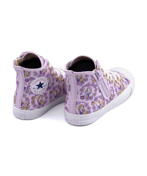 converse(コンバース) CHILD ALL STAR N RAPUNZEL Z HI キッズスニーカー シューズ(チャイルドオールスターNラプンツェルZHI) 3CL421 ライラック converse(コンバース) CHILD ALL STAR N RAPUNZEL Z HI キッズスニーカー シューズ(チャイルドオールスターNラプンツェルZHI) 3CL421 ライラック