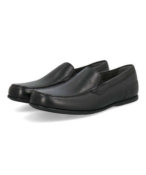 ROCKPORT ロックポート MALCOM SLIP ON 本革 メンズカジュアルシューズ モカシン マルコムスリッポン CJ2275W ブラック メンズ シューズ 靴 カジュアルシューズ スリッポン ブランド ギフト プレゼント ラッピング ASBee アスビー｜靴通販のシューズショップASBee