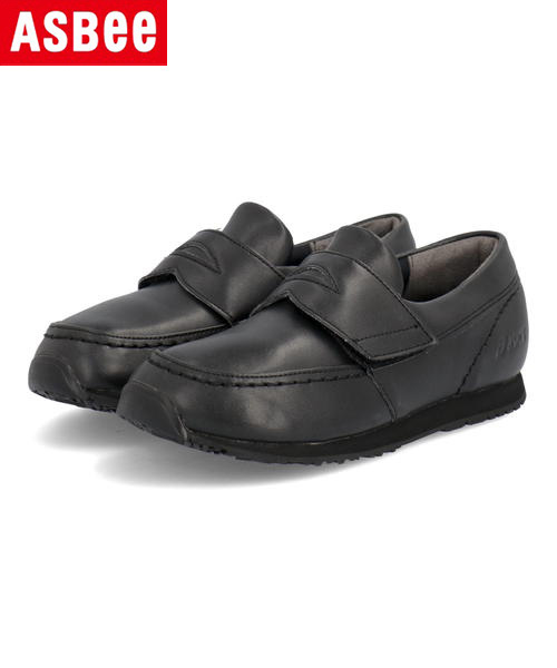 【クーポン配布中】ASICS KIDS SUKU2 アシックス スクスク EFOLT LF キッズシューズ ローファー フォーマル ストラップ エフォルトLF 1144A179 001 ブラック キッズ シューズ 靴 ブランド ASBee