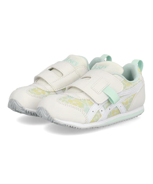 【クーポン配布中】ASICS KIDS SUKU2 アシックス スクスク IDAHO MINI KT-ES G 2 キッズスニーカー 子供靴 ワンベルト アイダホミニKT-ESG2 1144A440 100 オフホワイト/ホワイト キッズ シューズ 靴 スニーカー ガールズ ASBee アスビー