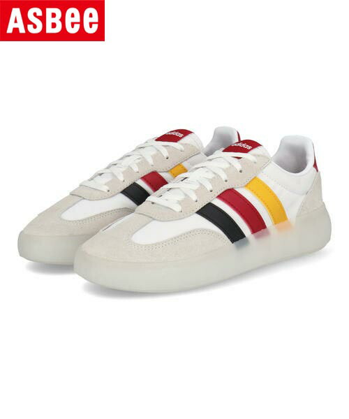 adidas アディダス BARREDA DECODE J FB キッズスニーカー 子供靴 ひも靴(バレダデコード) HQ9462 フットウェアホワイト/カレッジゴールド/NONE