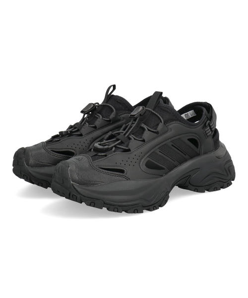 adidas アディダス SNEAKER SANDAL【軽量】メンズ厚底スポーツサンダル(スニーカーサンダル) KH5990 コアブラック/コアブラック/グレーシックス