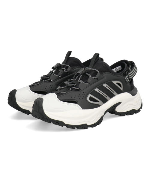 adidas アディダス SNEAKER SANDAL【軽量】メンズ厚底スポーツサンダル(スニーカーサンダル) KH5992 コアブラック/クリスタルホワイト/アイアンメタリック
