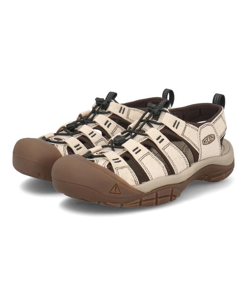 KEEN キーン NEWPORT CANVAS メンズスポーツサンダル ニューポートキャンバス 1026222 ナチュラル メンズ シューズ 靴 サンダル スポーツ ブランド ギフト プレゼント ラッピング ASBee アスビー