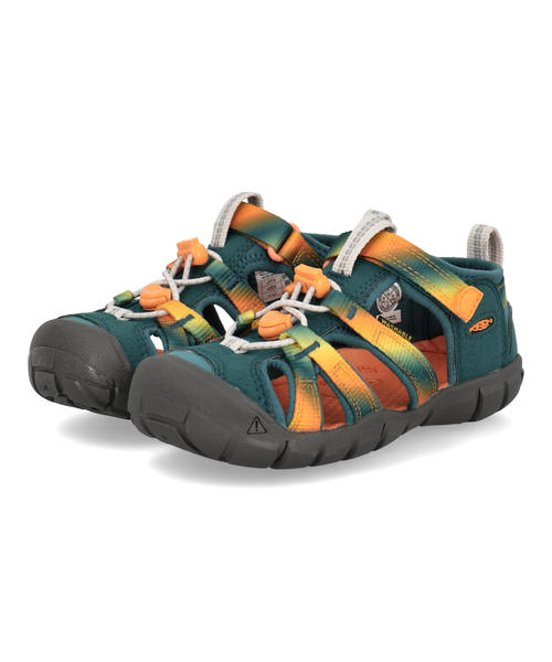 【クーポン配布中】KEEN キーン CHILDREN SEACAMP 2 CNX【水陸両用】キッズスポーツサンダル 子供靴 アウトドアシューズ(シーキャンプ2CNX) 1032158 オンブレメディテラネア