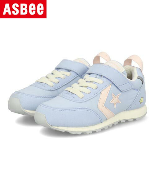 【クーポン配布中】converse コンバース KIDS RS SUMIKKOGURASHI キッズスニーカー 子供靴 ストラップシューズ キッズRSすみっコぐらし 37303440 サックス/ピンク キッズ シューズ 靴 サンダル 運動靴 ガールズ ラッピング ASBee アスビー 5,311円