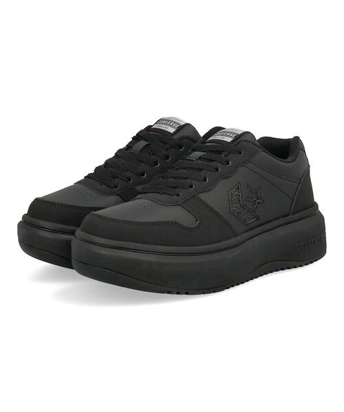 converse コンバース NX361 PS レディースシューズ 厚底スニーカー プラットフォーム ネクスター361PS 38002291 ブラック/ブラック レディース シューズ 靴 スニーカー ローカット ブランド ギフト プレゼント ラッピング ASBee アスビー