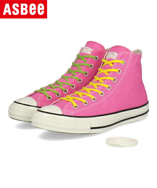 converse コンバース ALL STAR AGED HB HI BACK TO THE FUTURE メンズスニーカー オールスターエイジドHBHI/バック・トゥ・ザ・フューチャー 31316510 ピンク メンズ シューズ 靴 スニーカー ラッピング ASBee アスビー画像