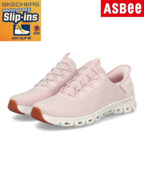 【クーポン配布中】SKECHERS スケッチャーズ SLIP-INS スリップインズ GLIDE-STEP-TRANQUILITY 軽量 レディーススニーカー グライドステップ 104574 LTPK ライトピンク 靴 ウォーキングシューズ ウォーキング 運動靴 スニーカー スリッポン ローカット
