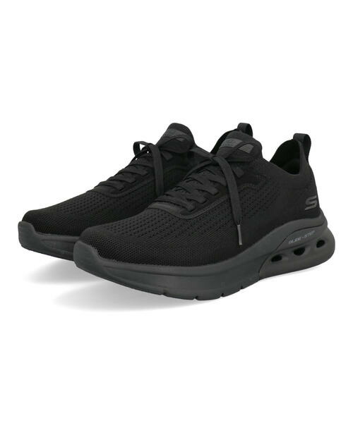 SKECHERS スケッチャーズ BOBS ARC WAVES2.0-CLASSFORM 軽量 メンズスニーカー スリッポン ボブスアークウェーブス2.0クラスフォーム 118344 BBK ブラック メンズ シューズ 靴 ウォーキングシューズ スニーカー ローカット
