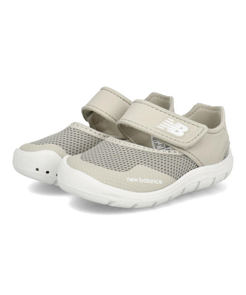 【クーポン配布中】new balance ニューバランス I208 ベビーサンダル サマーシューズ 子供靴 水陸両用 ワンベルト I208215 ベージュ