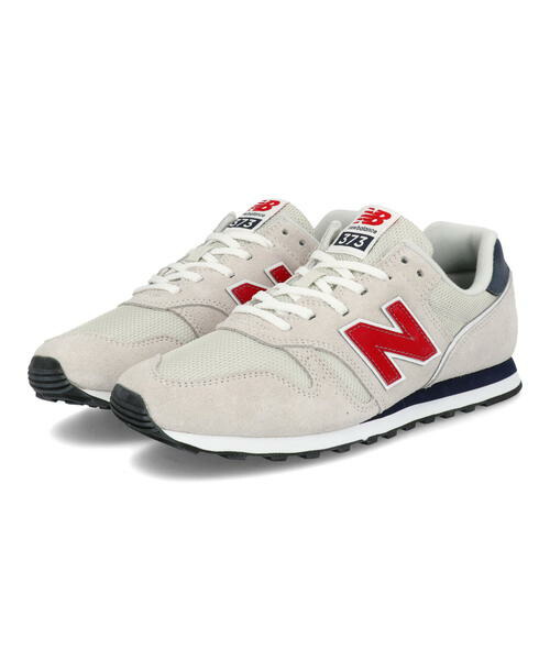楽天市場 New Balance ニューバランス Ml373 メンズスニーカー Co2 Gf オフホワイト レッド メンズ 靴通販のシューズショップasbee
