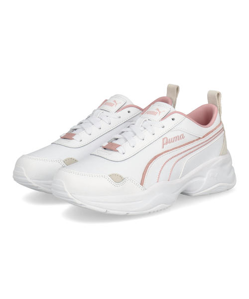 PUMA プーマ CILIA MODE LUX レディーススニーカー 厚底 シリアモードリュクス 397824 06 プーマホワイト/ロージーアウトルック レディース シューズ 靴 スニーカー ローカット ブランド ギフト プレゼント ラッピング ASBee アスビー